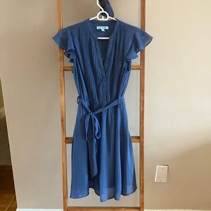 She + Sky flowy blue dress